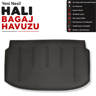 Chevrolet Aveo Hatchback Halı Bagaj Havuzu (2011 Sonrası)