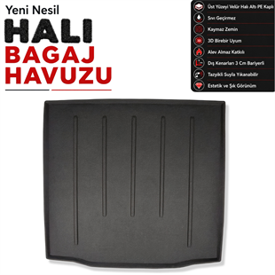 Chevrolet Cruze Sedan Halı Bagaj Havuzu (2008 - 2023 Arası)