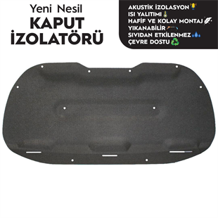 Citroen C Elysee Kaput Altı İzolatörü (2012 Sonrası)