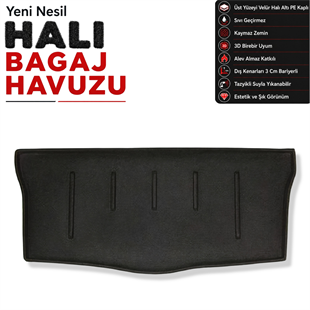 Citroen C1 Halı Bagaj Havuzu (2013 Sonrası)