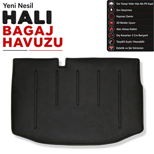 Citroen C3 Halı Bagaj Havuzu (2010 - 2016 Arası)