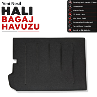 Citroen Grand C4 Picasso Halı Bagaj Havuzu (2013 - 2019 Arası)