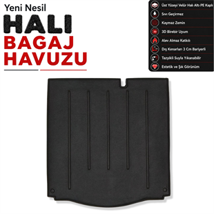 Citroen C Elysee Halı Bagaj Havuzu (2012 sonrası)