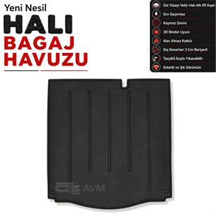 Citroen C Elysee Halı Bagaj Havuzu (2012 sonrası)