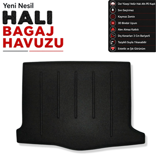 Dacia Sandero Halı Bagaj Havuzu (2013 - 2021 Arası)