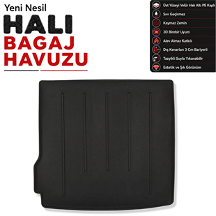 Dacia Duster 4x2 Halı Bagaj Havuzu (2017 Sonrası)