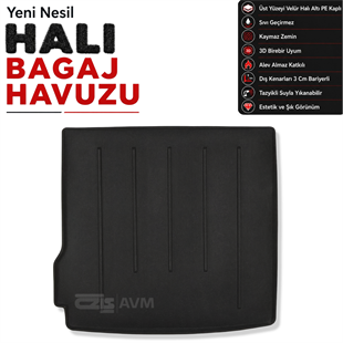 Dacia Duster 4x2 Halı Bagaj Havuzu (2017 Sonrası)