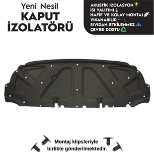 Fiat Doblo 2 Kaput İzolatörü (2006-2012 Arası) - (Geniş Aile Hariç)