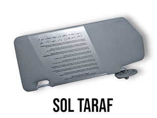 FIAT ALBEA PALİO GÜNEŞ SİPERLİĞİ GRİ TEK SOL CEPLİ   -O-