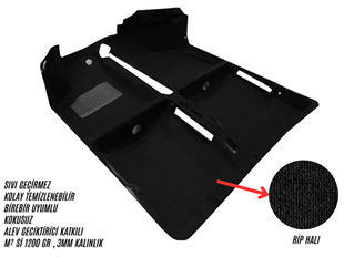 FIAT UNO TABAN HALISI (SİYAH)