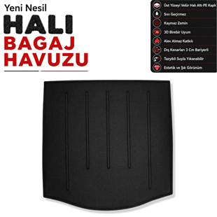 Ford Focus Sedan 3 Halı Bagaj Havuzu (2011 - 2014 Arası)