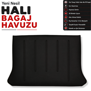 Ford Tourneo Connect Halı Bagaj Havuzu (2003 - 2014)