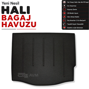 Ford Focus Hatchback 3 Halı Bagaj Havuzu ( 2011 - 2014 Arası)