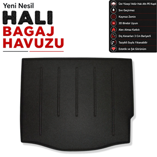 Ford Focus Hatchback 3 Halı Bagaj Havuzu ( 2011 - 2014 Arası)