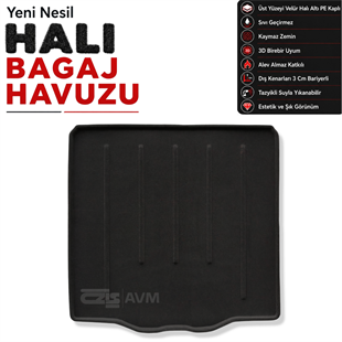Ford Focus 5 Sedan Halı Bagaj Havuzu (2019 - 2025 Arası)
