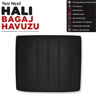 Ford Focus Station Wagon Halı Bagaj Havuzu (2019 Sonrası)
