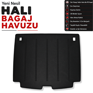 Ford Tourneo Courier Halı Bagaj Havuzu (2023 Sonrası)