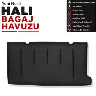 Fiat 500 Halı Bagaj Havuzu (2008 Sonrası)