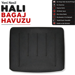 Fiat 500L Living Halı Bagaj Havuzu (2014 ve Sonrası)