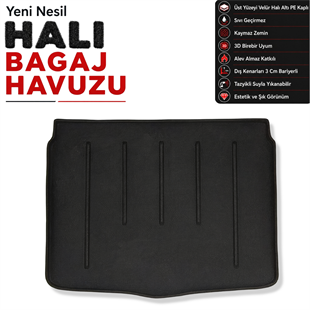 Fiat 500X Halı Bagaj Havuzu (2014 ve Sonrası)