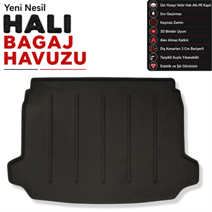 Fiat 600E Üst Raf Halı Bagaj Havuzu (2026 Sonrası)
