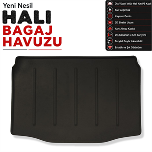Fiat Grande Panda Hybrid - Elektrikli Uyumlu Halı Bagaj Havuzu (2026 Sonrası)