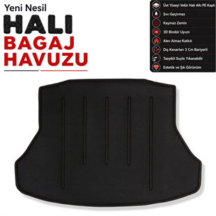 Honda Civic Sedan Halı Bagaj Havuzu (2012 - 2016 Arası)