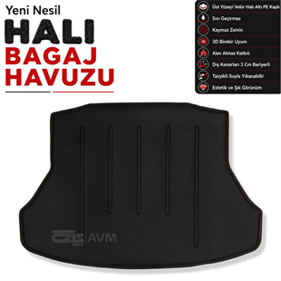 Honda Civic Sedan Halı Bagaj Havuzu (2012 - 2016 Arası)