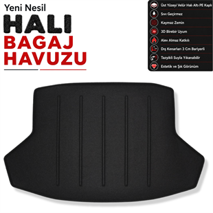 Honda Civic Sedan Halı Bagaj Havuzu (2021 Sonrası)