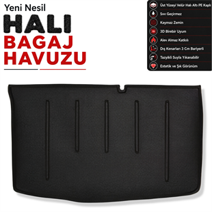 Hyundai i20 Halı Bagaj Havuzu (2009 - 2014 Arası)