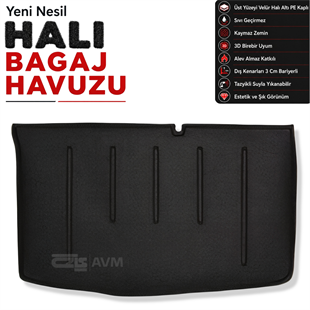 Hyundai i20 Halı Bagaj Havuzu (2009 - 2014 Arası)
