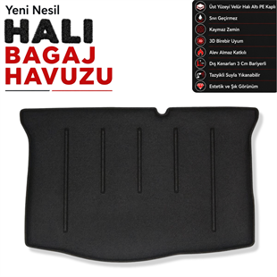 Hyundai i20 Active Halı Bagaj Havuzu (2015 ve Sonrası)