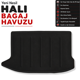 Hyundai Kona Halı Bagaj Havuzu (2017 - 2022 Arası)
