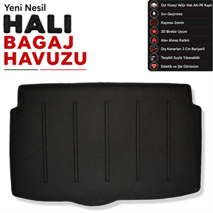 Hyundai i20 Halı Bagaj Havuzu (2020 Sonrası)