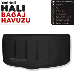 Hyundai i10 Halı Bagaj Havuzu (2020 Sonrası)