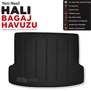 Jaecoo J7 4x4 Halı Bagaj Havuzu (2024 Sonrası)