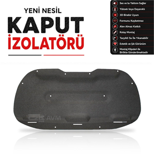 KAMPANYALI - Peugeot 301 Kaput Altı İzolatörü (2012-2017 Arası)