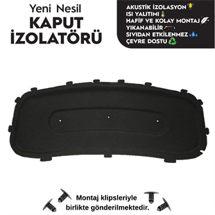 KAMPANYALI - Opel Corsa E Motor Kaput Altı izolatörü (2015-2020 Arası)