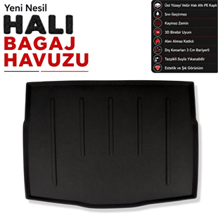 Kia Ceed Üst Raf Halı Bagaj Havuzu (2012 - 2019 Arası)