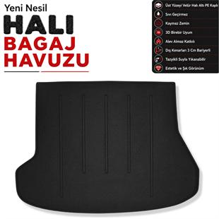 Kia Ceed Sportywagon Halı Bagaj Havuzu (2013 - 2022 arası)