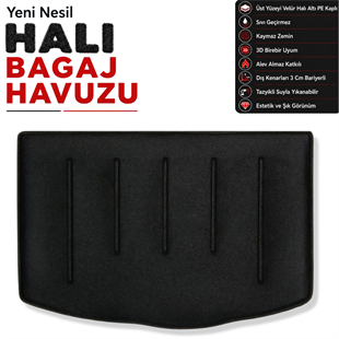 Kia Rio Hatchback Halı Bagaj Havuzu (2017 - 2020 Arası)