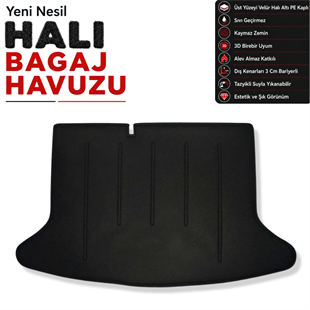 Kia Niro Halı Bagaj Havuzu (2017 - 2022 Arası)