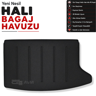 Kia Ceed 1.0 Motor Uyumlu Halı Bagaj Havuzu (2022 Sonrası)