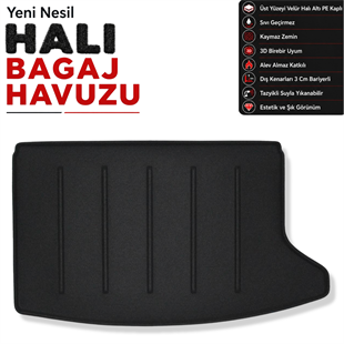Kia Ceed 1.0 Motor Uyumlu Halı Bagaj Havuzu (2022 Sonrası)