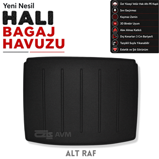 Kia EV3 Halı Bagaj Havuzu (2024 Sonrası)