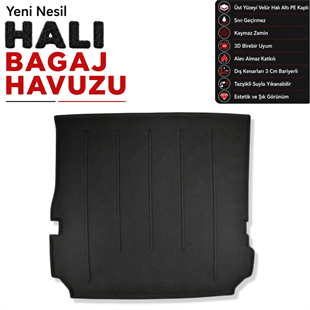 Land Rover Discovery 3 Halı Bagaj Havuzu (2004 - 2009 Arası)