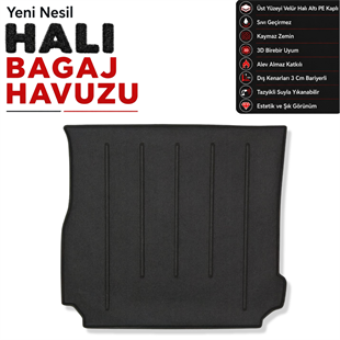 Land Rover Discovery 4 Halı Bagaj Havuzu (2009 - 2016 Arası)