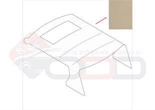 MERCEDES W108 AÇILIR TAVAN DÖŞEMESİ