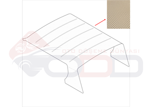 MERCEDES W115 DÜZ    TAVAN DÖŞEMESİ