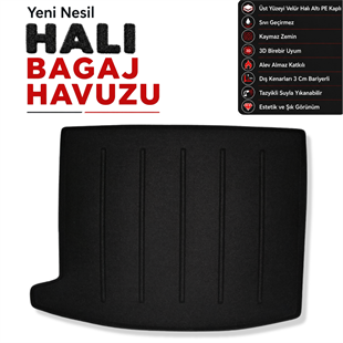 MG HS Benzinli Halı Bagaj Havuzu (2018 - 2023 Arası)